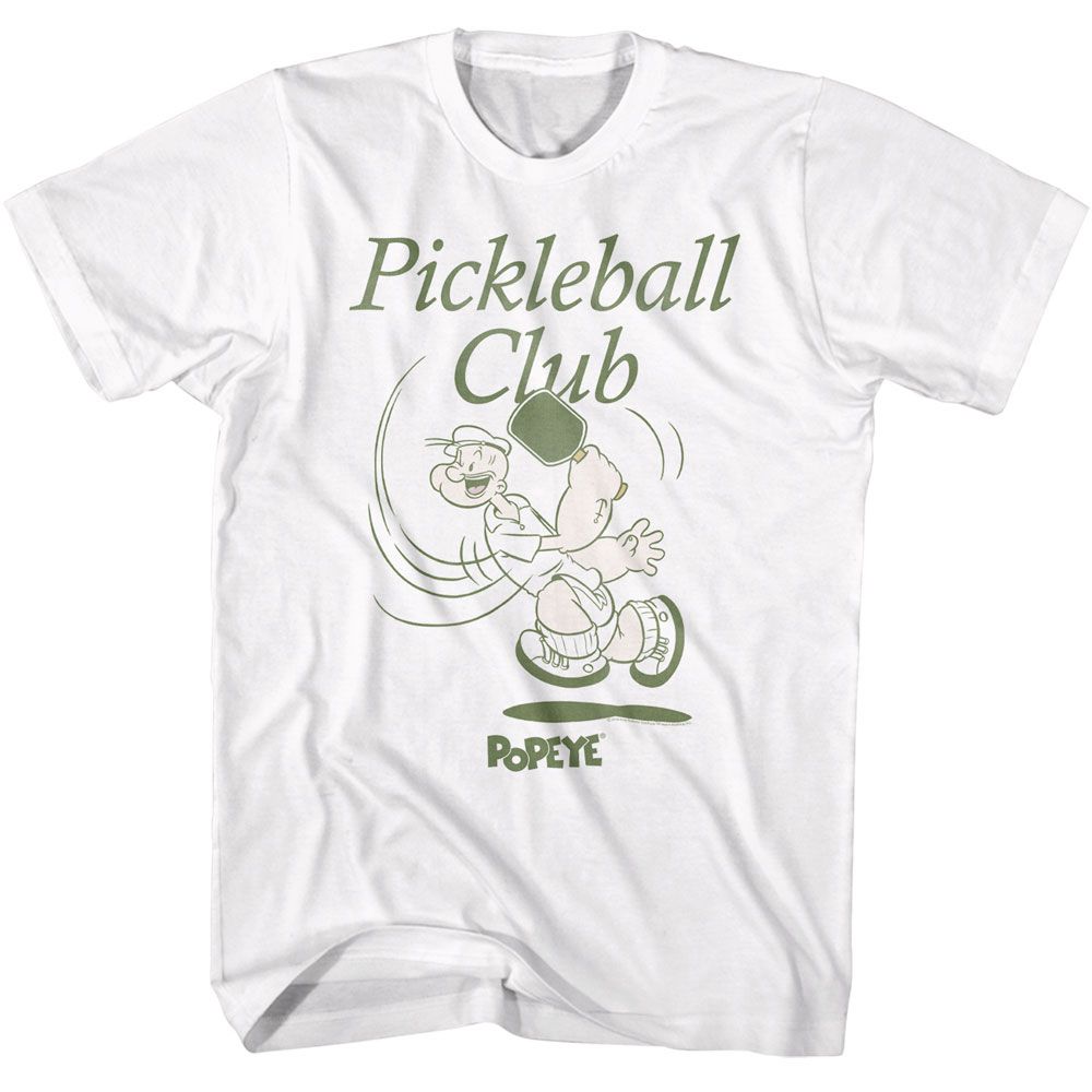 Popeye - Pickleball Club - American Classics - Adult Short Sleeve T-Shirt