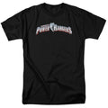 Power Rangers - New Logo - Adult Unisex Short Sleeve T-Shirt - Black