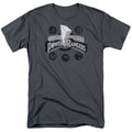 Power Rangers - Power Coins - Adult Unisex Short Sleeve T-Shirt - Gray