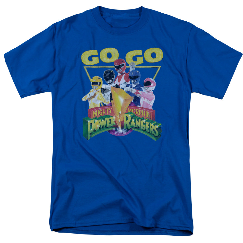 Power Rangers - Go Go - Adult Unisex Short Sleeve T-Shirt - Blue