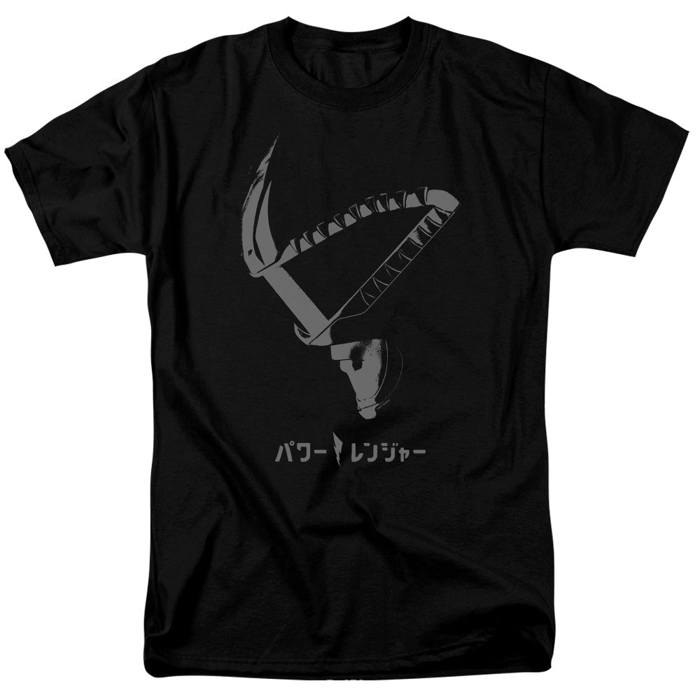 Power Rangers - Helmet - Adult Unisex Short Sleeve T-Shirt - Black