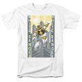 Power Rangers - White Ranger Deco - Adult Unisex Short Sleeve T-Shirt - White