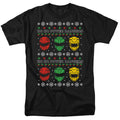 Power Rangers Ho Ho Power Rangers Ugly Christmas Adult Unisex T-Shirt Black