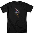Power Rangers - Bolt Sigil - Adult Unisex Short Sleeve T-Shirt - Black