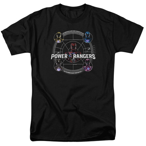 Power Rangers - Greatest Glory - Adult Unisex Short Sleeve T-Shirt - Black