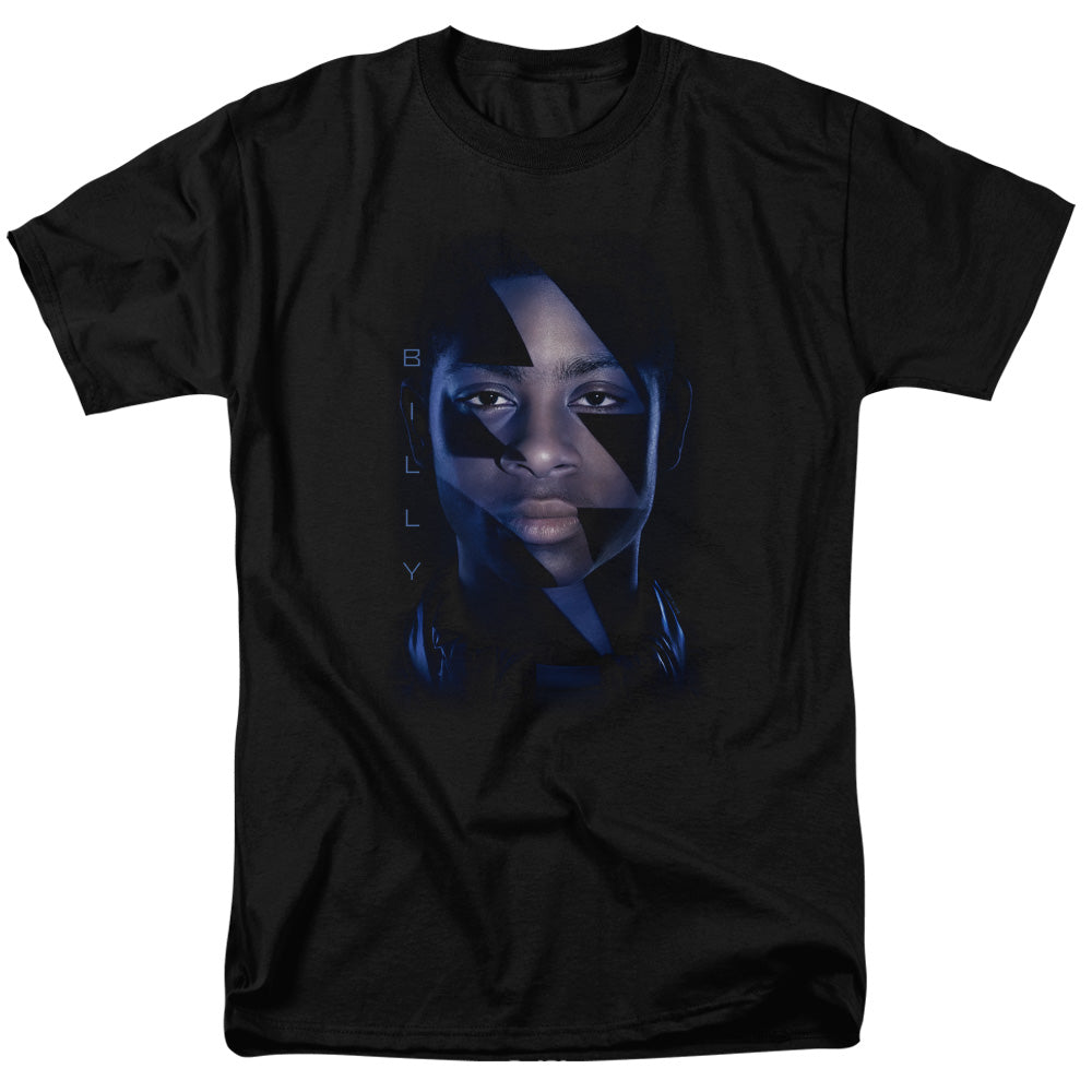 Power Rangers - Billy Bolt - Adult Unisex Short Sleeve T-Shirt - Black
