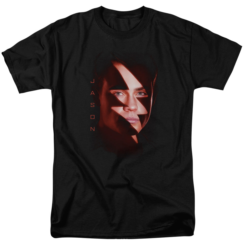 Power Rangers - Jason Bolt - Adult Unisex Short Sleeve T-Shirt - Black