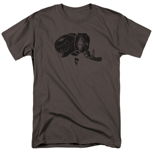 Power Rangers - Black - Adult Unisex Short Sleeve T-Shirt - Gray