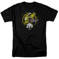 Power Rangers - Yellow 25 - Adult Unisex Short Sleeve T-Shirt - Black