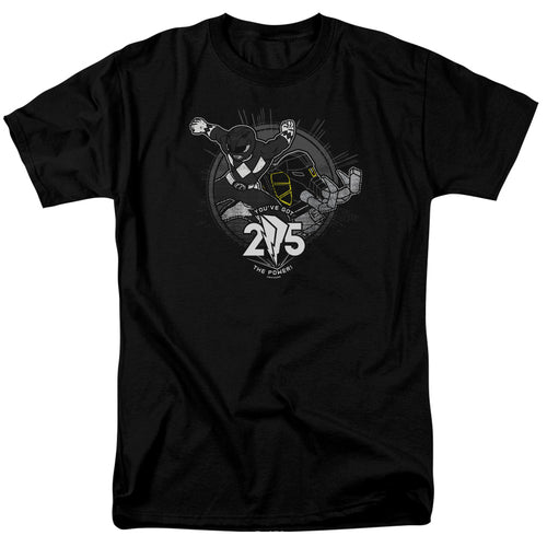 Power Rangers - Black 25 - Adult Unisex Short Sleeve T-Shirt - Black