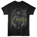 Rambo - Dont Push It - Adult Short Sleeve T-Shirt - Black