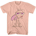 Ren And Stimpy - Big Ren - American Classics - Solid Orange Adult Short Sleeve T-Shirt