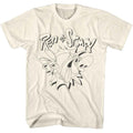 Ren And Stimpy - Monotone Logo - American Classics - Solid Off-White Adult Short Sleeve T-Shirt