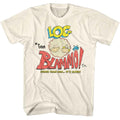 Ren And Stimpy - Log Ad - American Classics - Solid Off-White Adult Short Sleeve T-Shirt