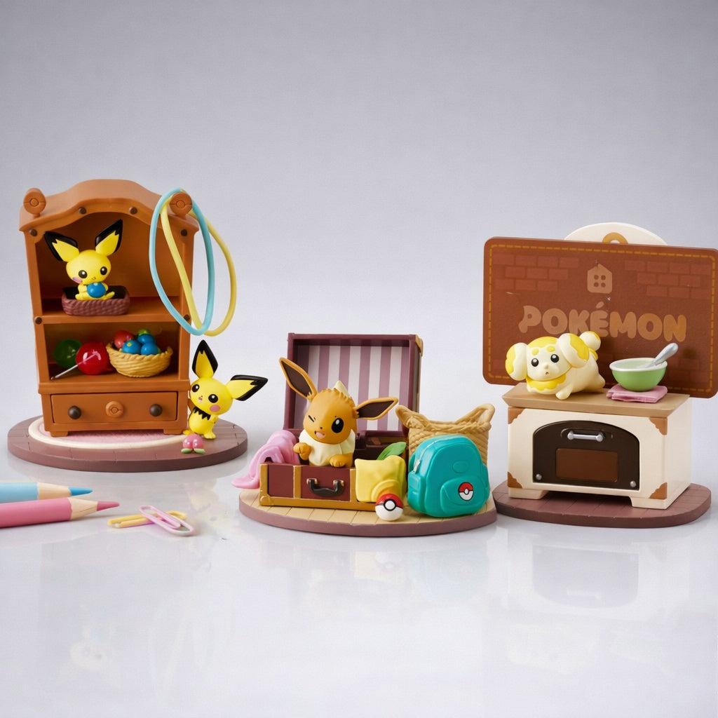 Re-Ment - Pokemon - DesQ Relaxing Home Desktop Figure Blind Box