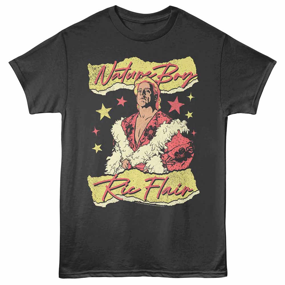 Ric Flair - Nature Stars - Adult Unisex Short Sleeve T-Shirt - Smoke