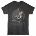 Riley Green - Circle Bg - Front Print Adult Short Sleeve Solid T-Shirt - Smoke