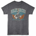 Riley Green - Last Rodeo - Front Print Adult Short Sleeve Heather T-Shirt - Black Heather