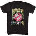 The Real Ghostbusters - Slime Text - American Classics - Solid Black Adult Short Sleeve T-Shirt