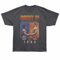 Rocky - Faded Main Event - Bronx Oversized Short Sleeve T-Shirt - Front Print - Gray