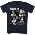 Rocky - IV Photos - American Classics - Solid Blue Adult Short Sleeve T-Shirt