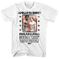 Rocky - Vs Apollo - Officially Licensed American Classics - Front Print Solid Adult Short Sleeve T-Shirt