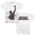 Rocky - Sky Punch Balboa - American Classics - Solid White Adult Short Sleeve T-Shirt