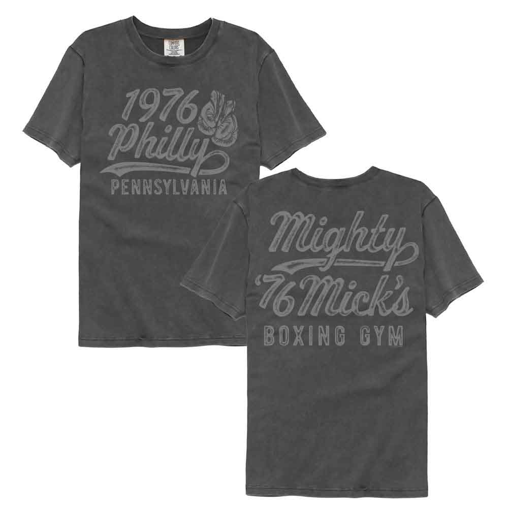 Rocky - Mighty Micks 76 - American Classics - Solid Gray Adult Short Sleeve Comfort Color T-Shirt