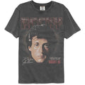 Rocky - Head - American Classics - Gray Solid Adult Short Sleeve Comfort Color T-Shirt