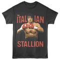 Rocky - The Italian Stallion - American Classics - Front Print Smoke Adult Short Sleeve T-Shirt
