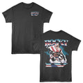 Rocky - Lightning Chrome - 2-Sided Print Adult Short Sleeve Solid T-Shirt - Smoke