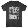 Rocky - Established 1976 50th Anniversary - Front Print Solid Adult Short Sleeve T-Shirt - Smoke