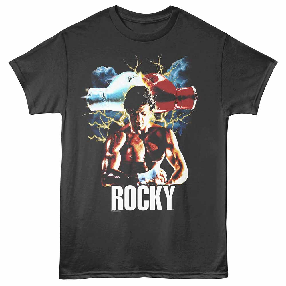Rocky - Glove Smash - Adult Unisex Short Sleeve T-Shirt - Smoke