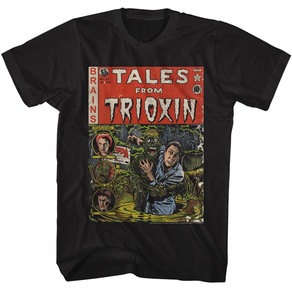 Return Of The Living Dead Tales From Trioxin Comic Officially Licensed Adult Short Sleeve T-Shirt