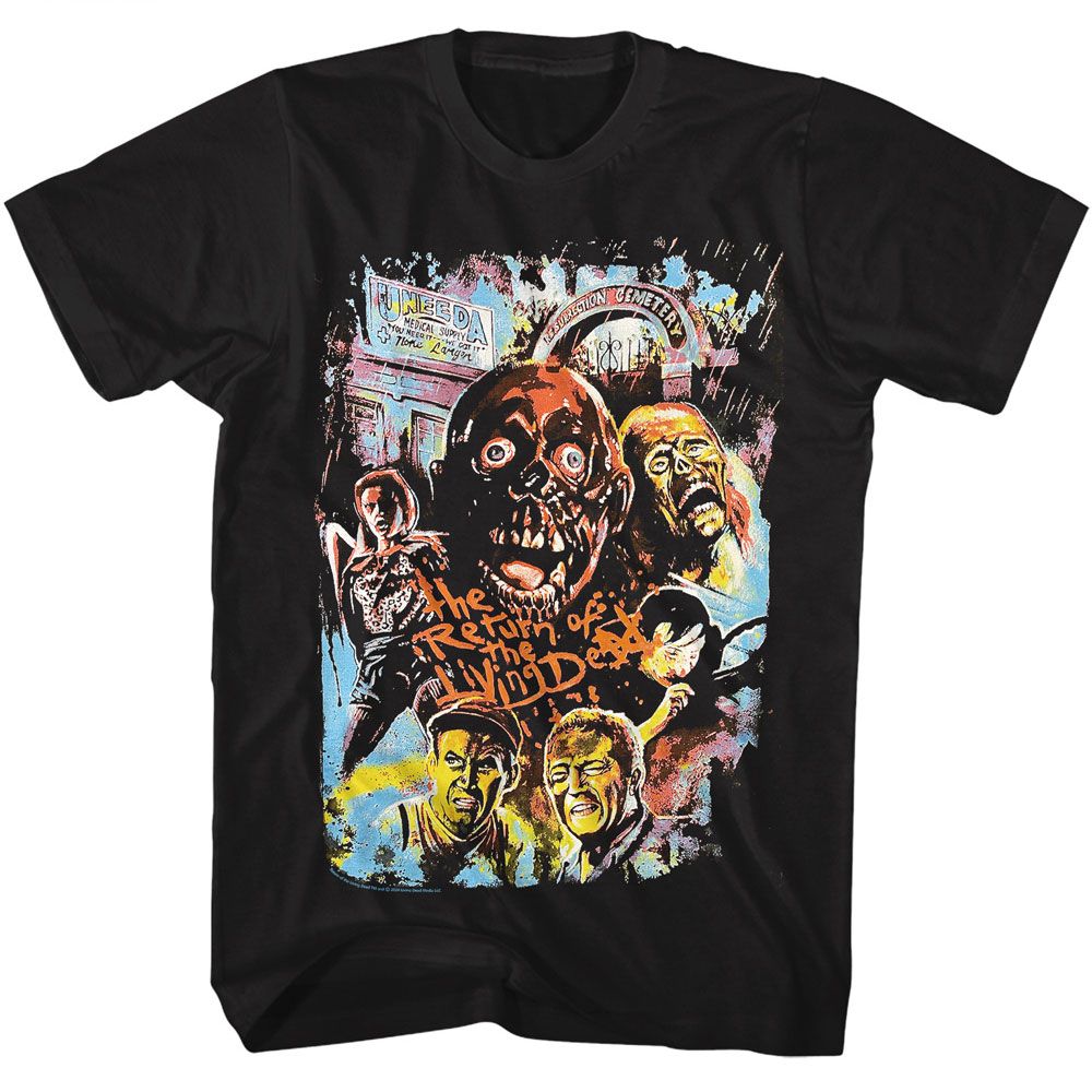 Return Of The Living Dead Joe K Art Officially Licensed Adult Short Sleeve T-Shirt