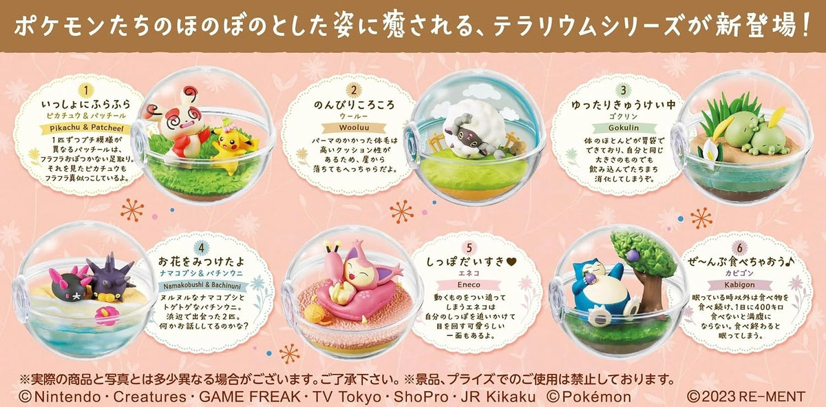 Re-Ment - Pokemon - Terrarium Collection Happy Everyday Blind Box
