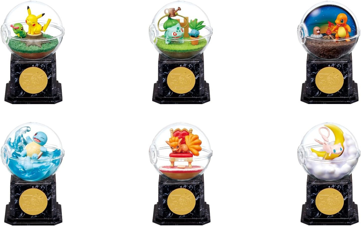 Re-Ment - Pokemon - Terrarium Collection 10 Pokemon 30th Anniversary Ver. Blind Box