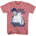 Rick Springfield - Working Class Dog - American Classics - Solid Pink Adult Short Sleeve T-Shirt
