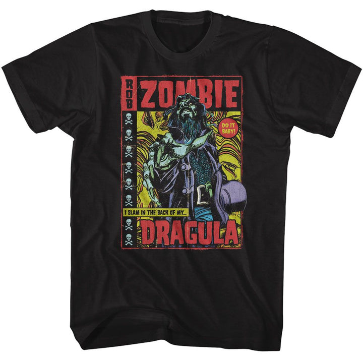 Rob Zombie - Dragula Comic - American Classics - Adult Short Sleeve T-Shirt