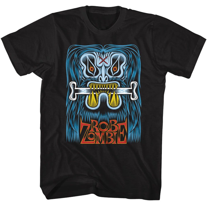 Rob Zombie - Blue Beast - American Classics - Adult Short Sleeve T-Shirt