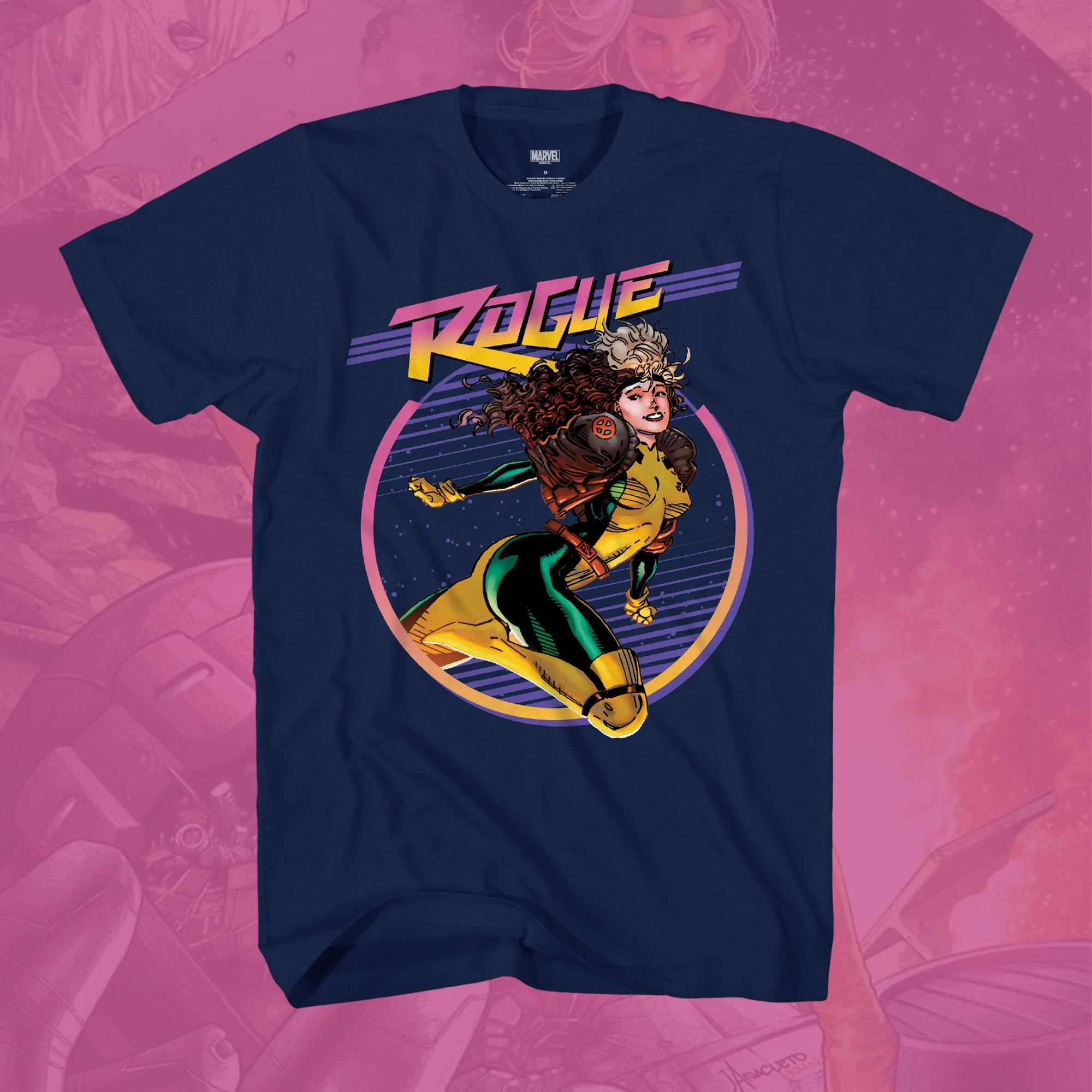 X-Men Rogue 90's Space Marvel Comics Adult T-Shirt