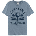 Step Brothers - Wine Mixer - American Classics - Solid Blue Adult Short Sleeve Comfort Color T-Shirt