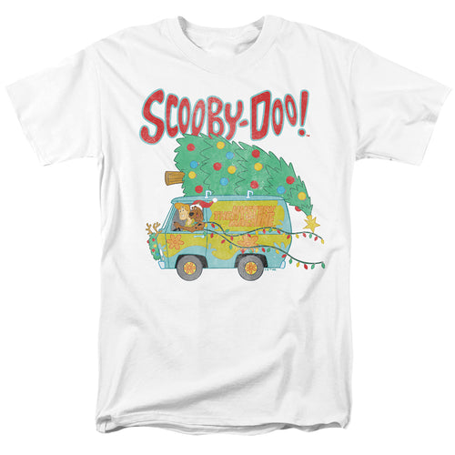 Scooby-Doo! - Mystery Machine Christmas Tree - Adult Unisex T-Shirt - White