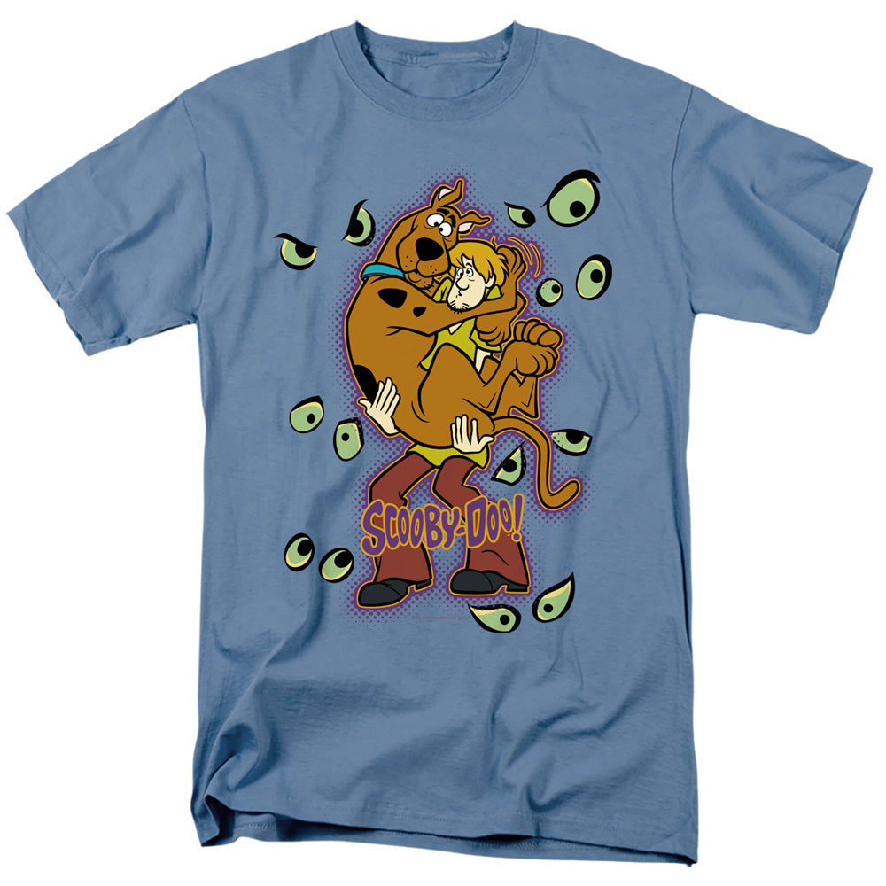 Scooby-Doo! - Being Watched - Adult Unisex Short Sleeve T-Shirt - Gray