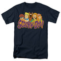 Scooby-Doo! - Scooby Gang - Adult Unisex Short Sleeve T-Shirt - Blue