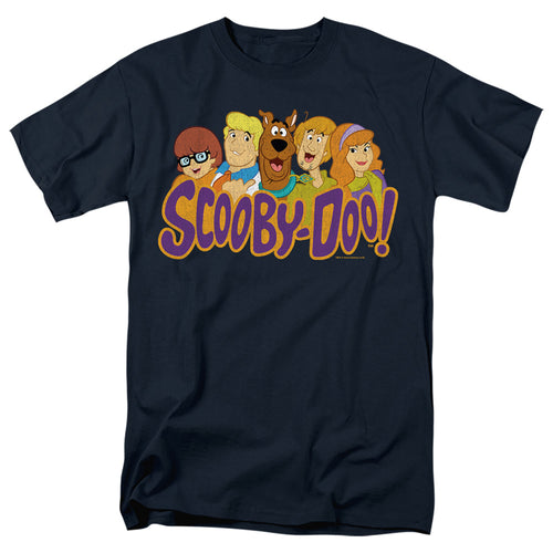 Scooby-Doo! - Scooby Gang - Adult Unisex Short Sleeve T-Shirt - Blue