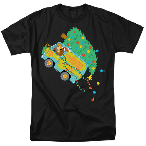 Scooby-Doo! - Oh Christmas Tree - Adult Unisex Short Sleeve T-Shirt - Black