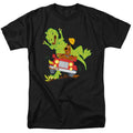 Scooby-Doo! - Dino Chase - Adult Unisex Short Sleeve T-Shirt - Black