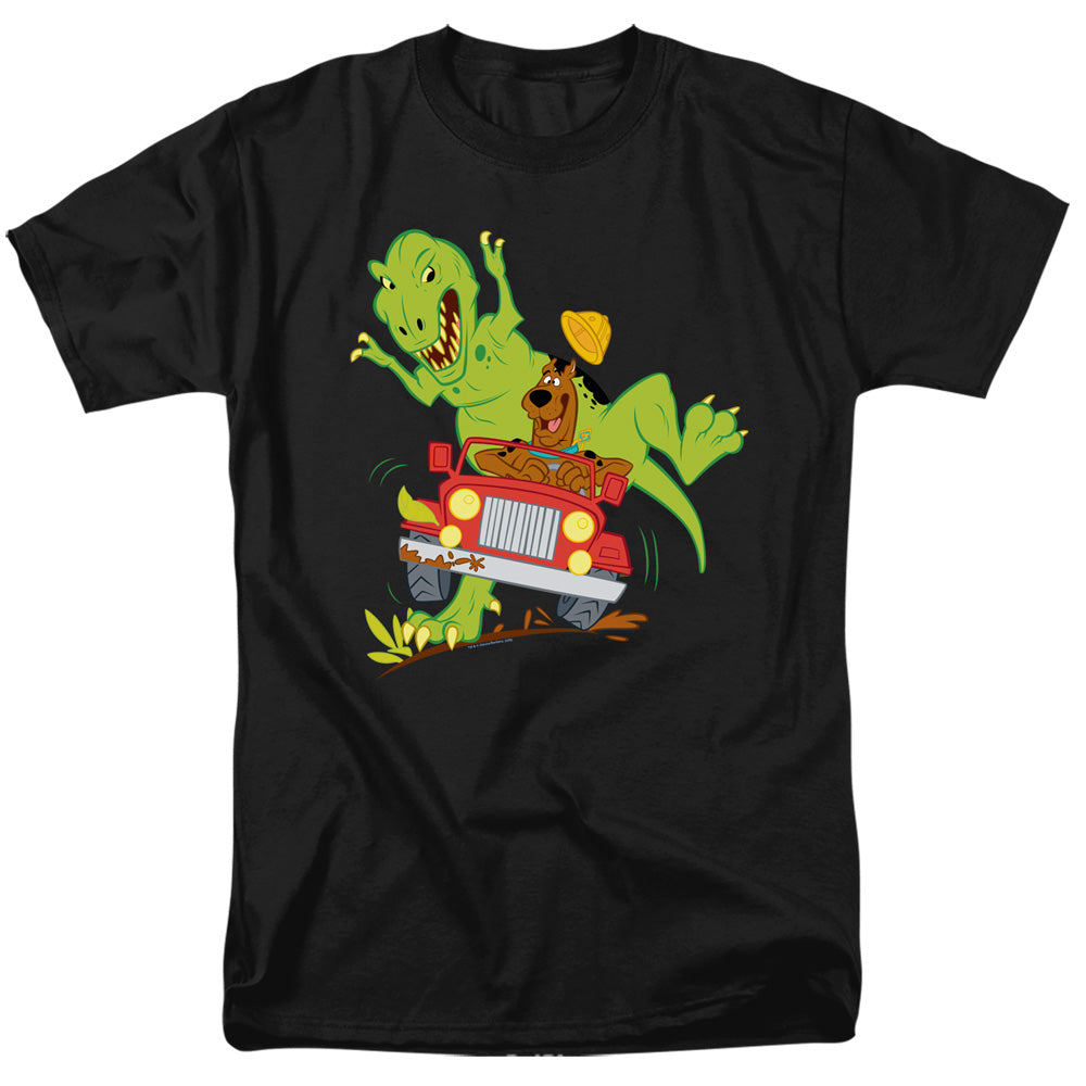 Scooby-Doo! - Dino Chase - Adult Unisex Short Sleeve T-Shirt - Black
