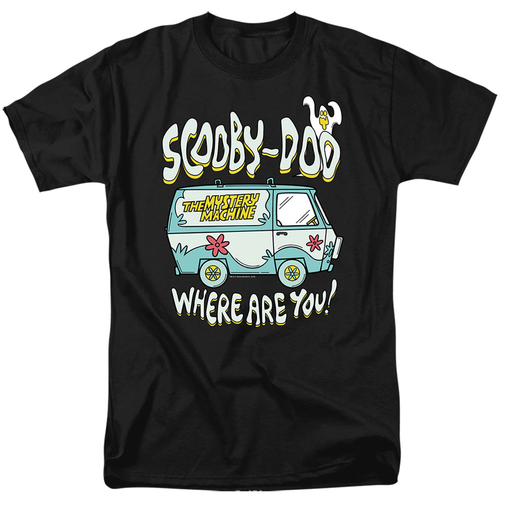 Scooby-Doo! - Where Are You? - Adult Unisex Short Sleeve T-Shirt - Black